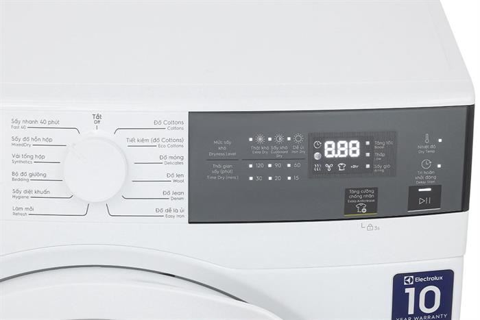 Máy Sấy Thông Hơi Electrolux UltimateCare 9 Kg EDV904H3WC&nbsp;